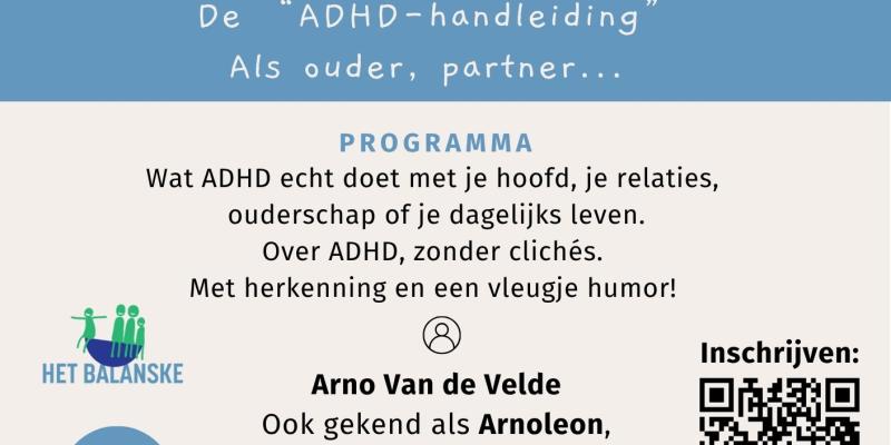 Lezing: De "ADHD-handleiding"